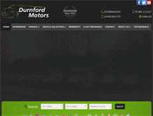 Tablet Screenshot of durnfordmotors.co.uk